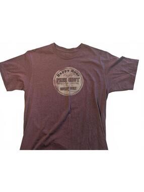 Bass & Co Happy Hour Graphic T-Shirt Medium